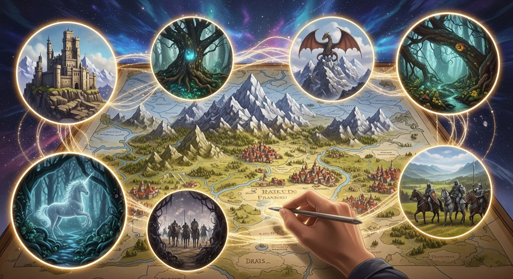 Come creare un Mondo Fantasy credibile: tecniche di worldbuilding per scrittori